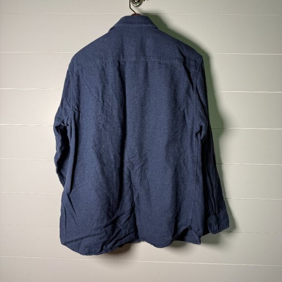 Pendleton Men's Burnside Shirt Button Up Long Sleeve Navy Flannel Size M - Picture 2 of 8